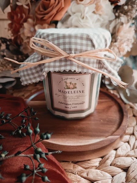 les senteurs dana bougie pot confiture carreau