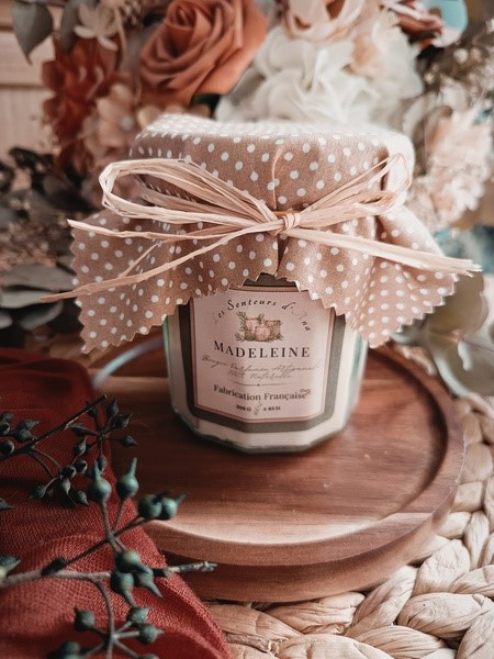 les senteurs dana bougie pot confiture pois