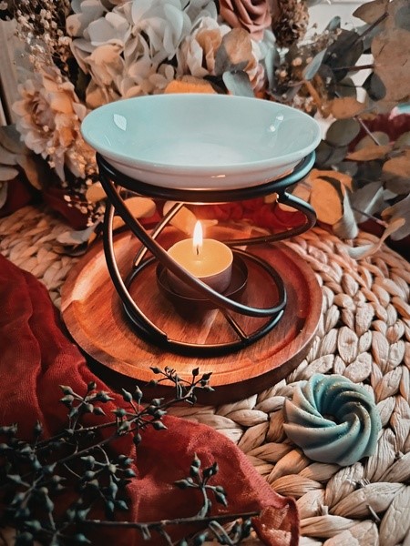 lessenteursdana brule parfum bruleur noir spirale