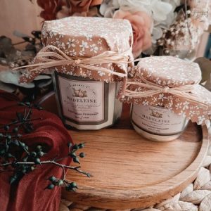lessenteursdana potconfiture et yaourtvintage bougie