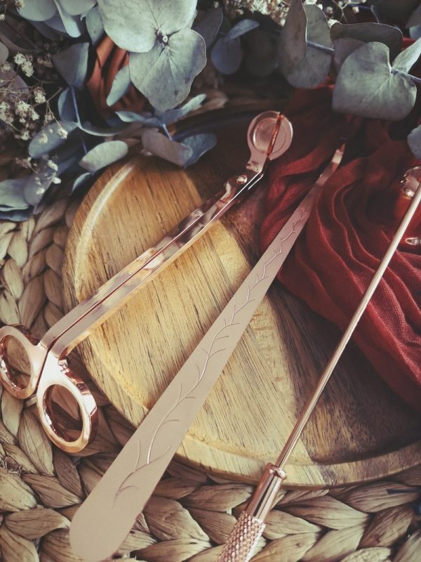 kit entretien bougie rosegold