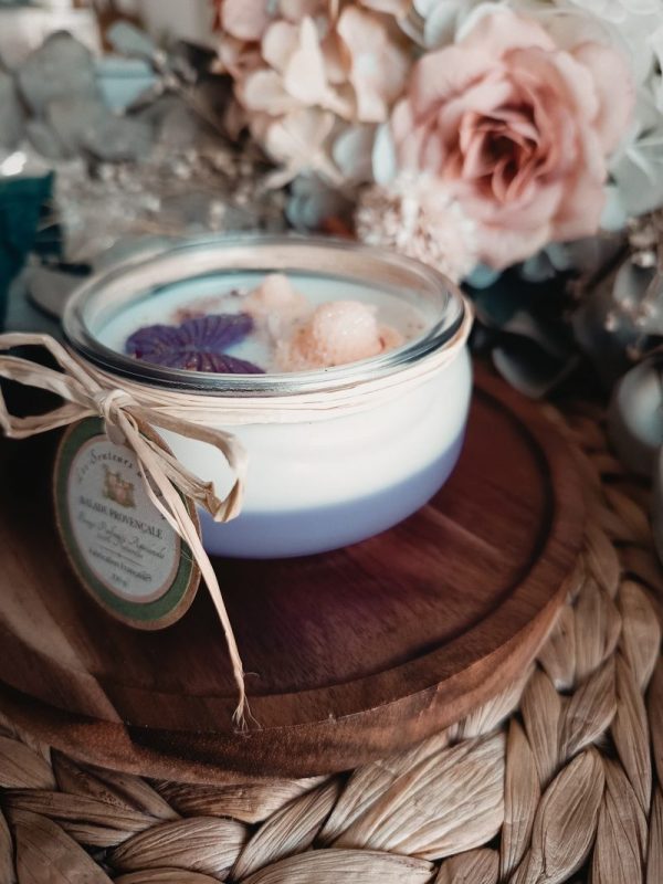 bougie pot créme balade provencal1