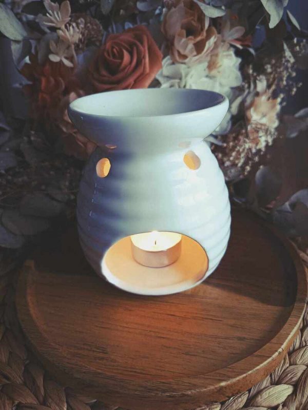 brûle parfum ruche en céramique