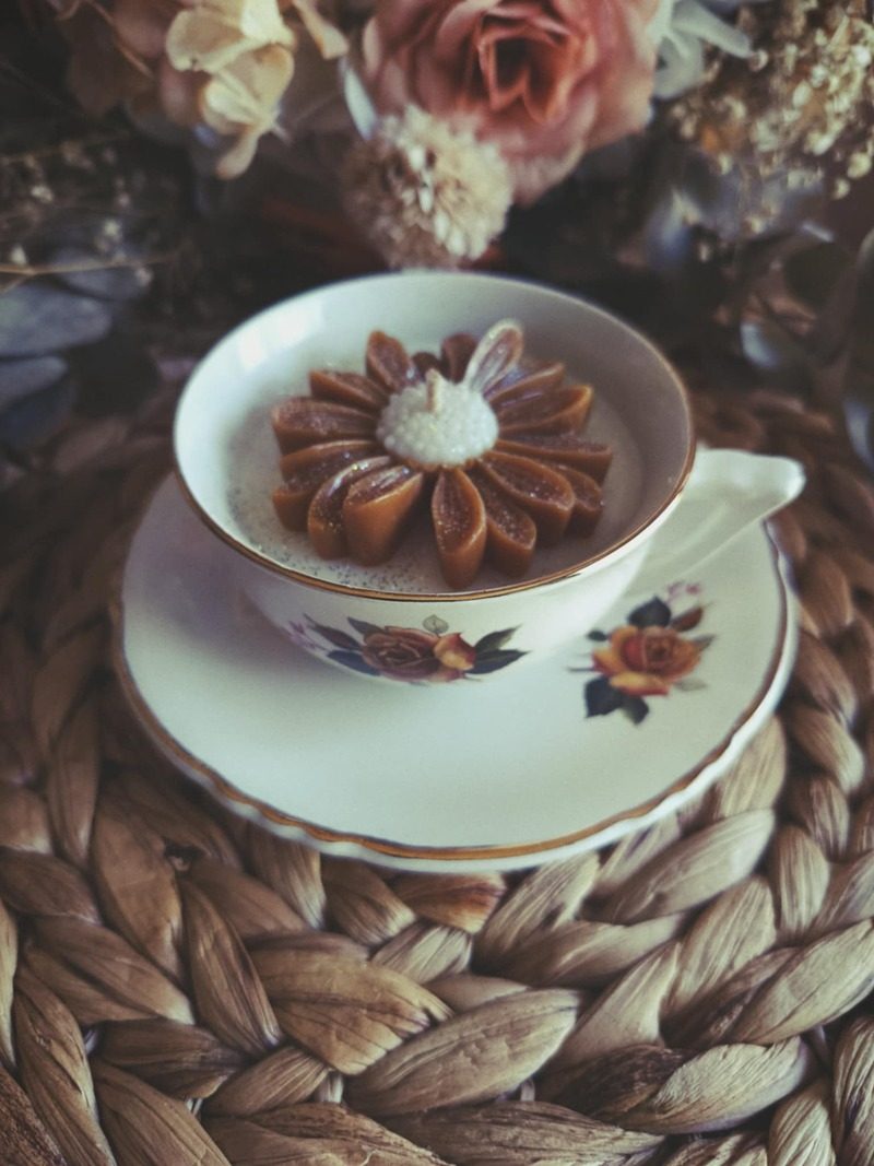 idée cadeau marguerite rose ancienne