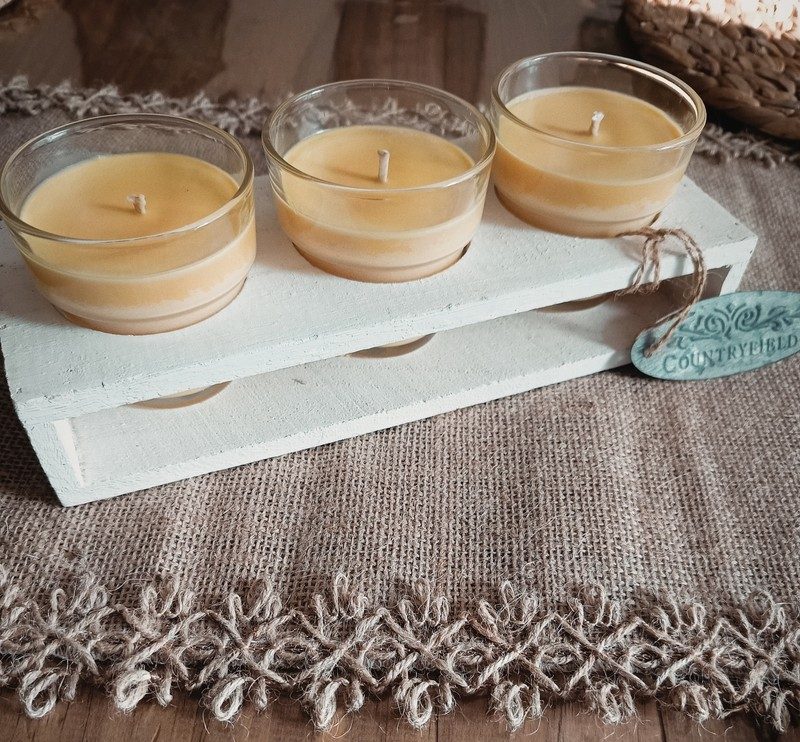 trio de bougies parfumées à la citronnelle