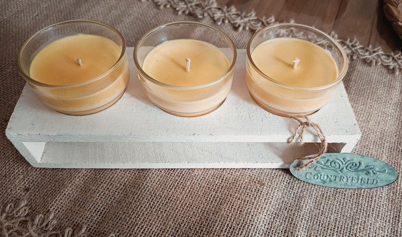 trio de bougies parfumées à la citronnelle