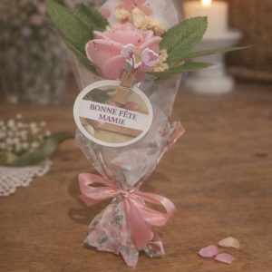 bouquet de roses en fondant parfumé – Édition saint valentin