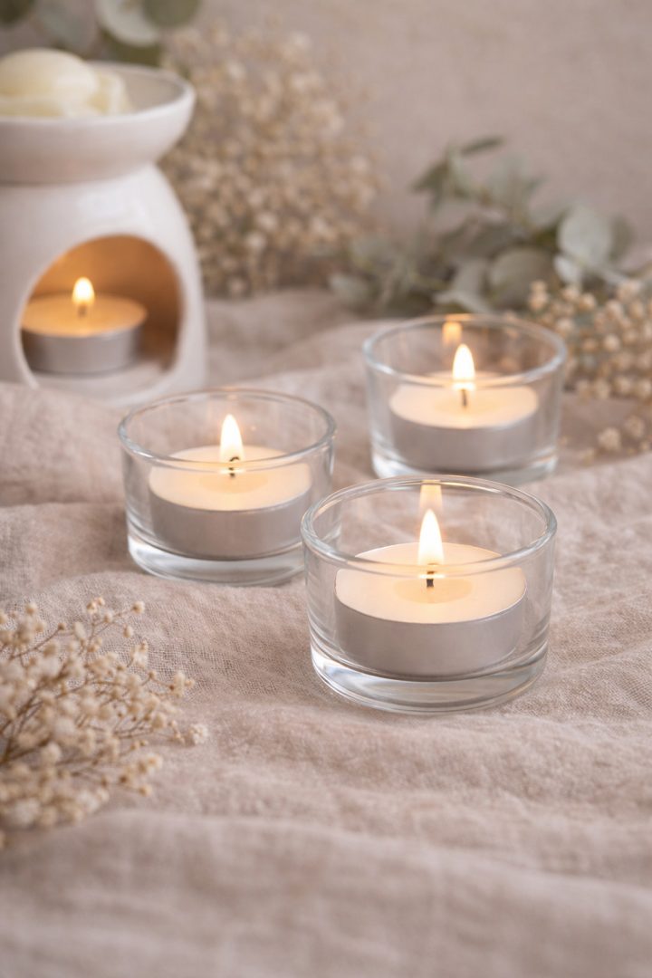 brûle parfum coeur blanc