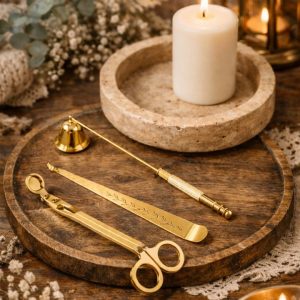 brûle parfum coeur blanc