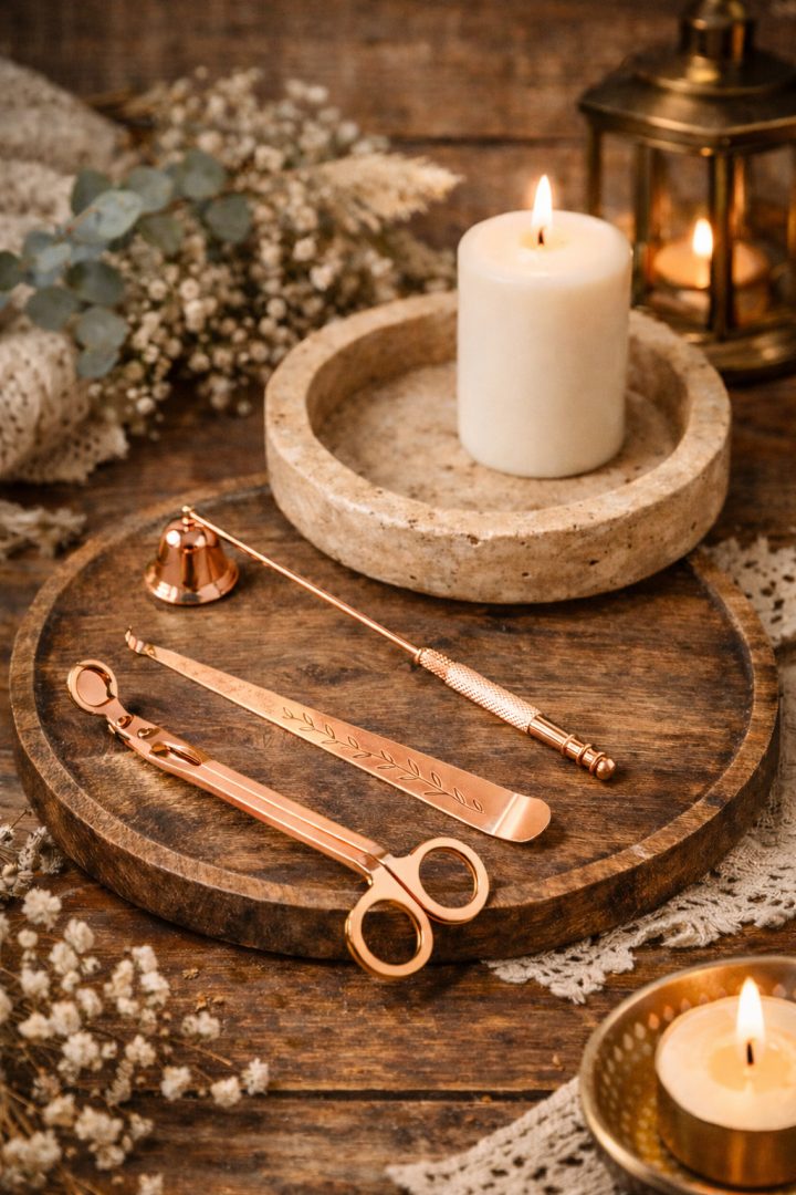 brûle parfum coeur blanc