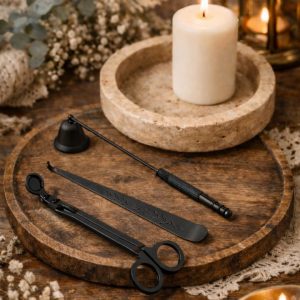 brûle parfum coeur blanc