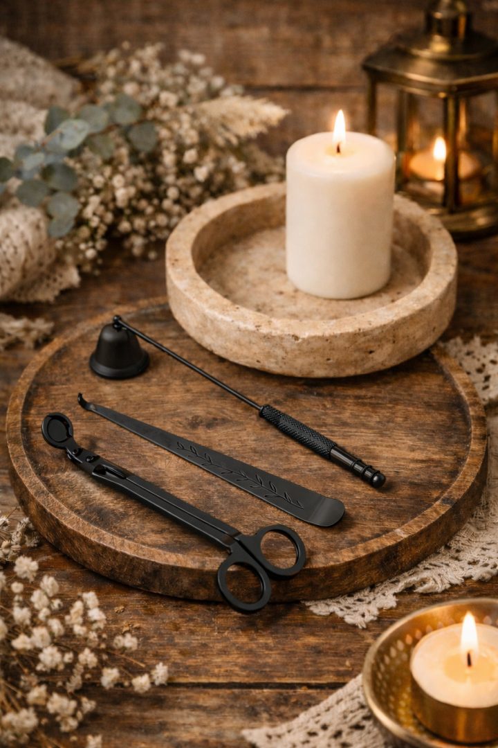 brûle parfum coeur blanc