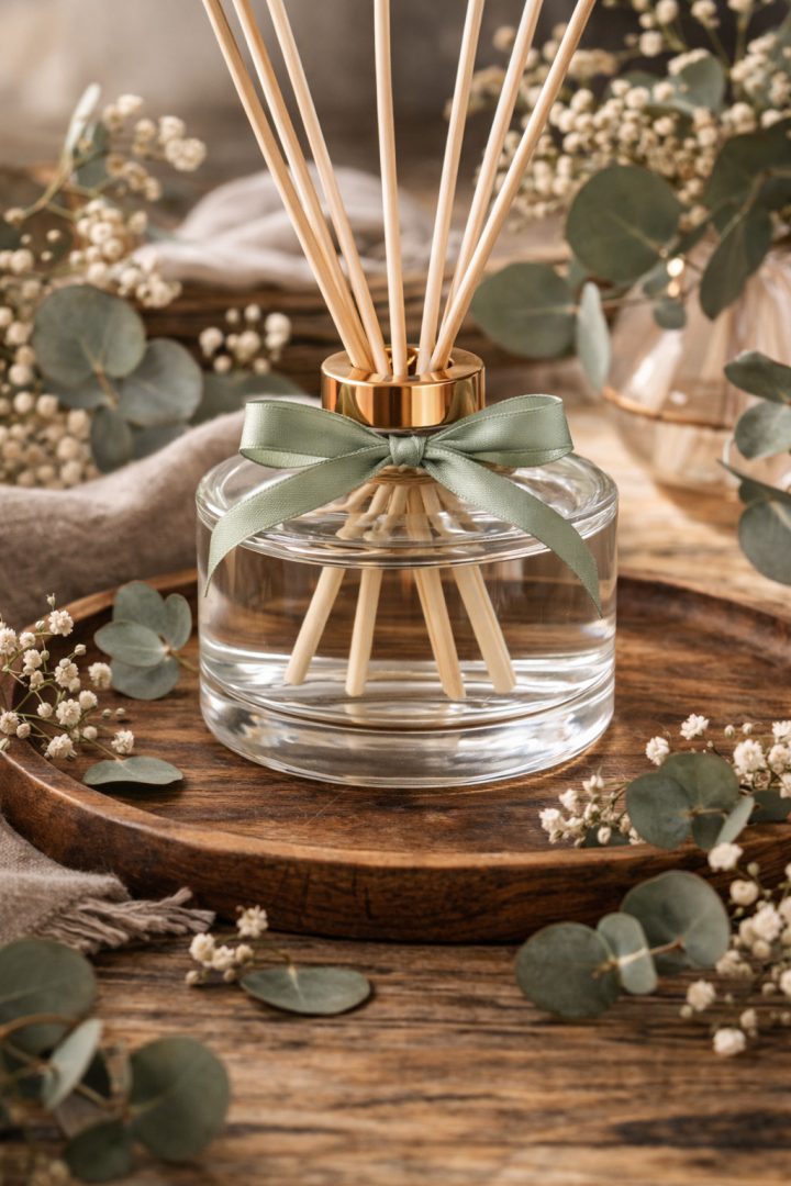 brûle parfum coeur blanc