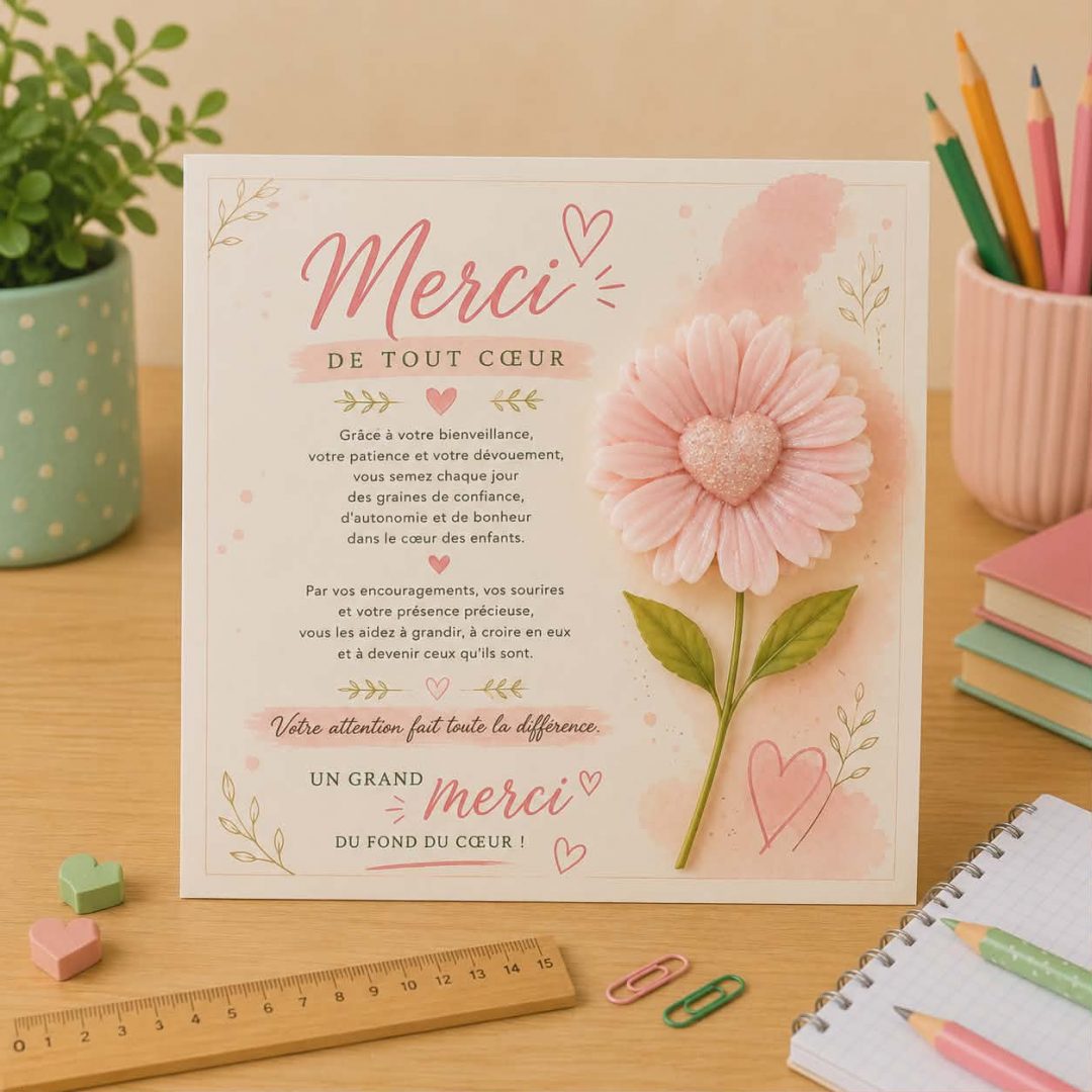 Carte avec Fondant Marguerite – Image 3