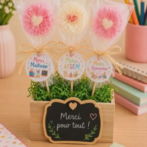 Sucette Fondant Marguerite